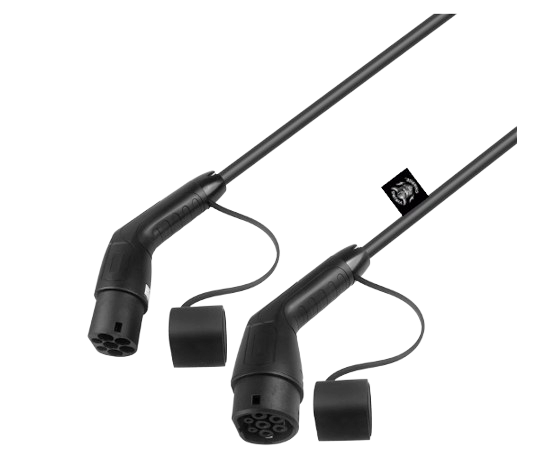 Mode 3 kabel 32A 3-phase , type 2 (5 m ) 22 kwh