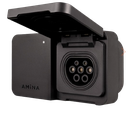 Amina 1 ladestasjon, 1-fase 32 amp (7,4kwh) svart