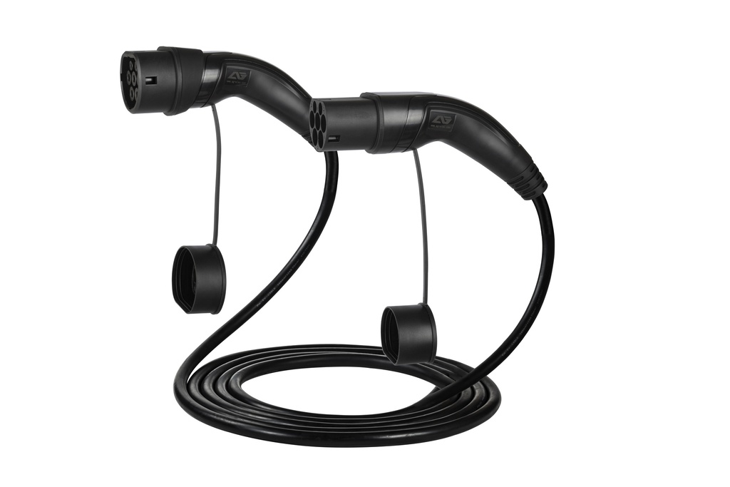 Mode 3 kabel 32A 1-phase , type 2 (2,5 m ) 7,4 kwh 