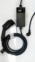 Elbillader 6-16A, Type 1 schuko m/disp 7,5 m m/display (RCD B)