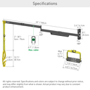 Cable Wall Arm 160cm